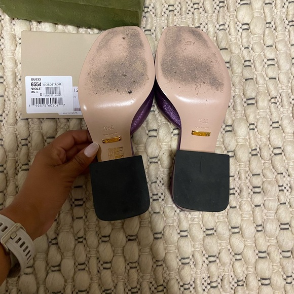 Gucci Baby Horsebit Slide Sandal - Picture 3 of 5